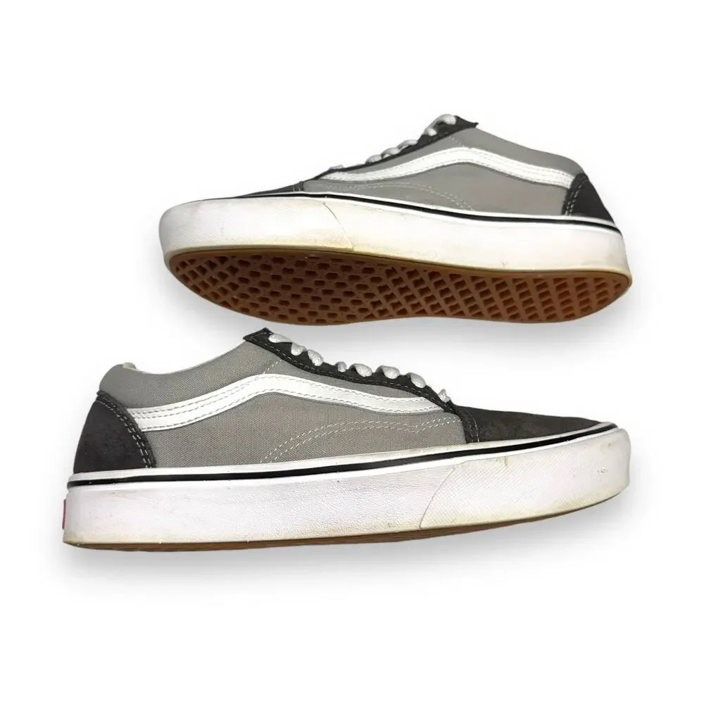 Vans Unisex Old Skool Shoes Sz 8 Womens 38.5 EU Gray Suede ComfyCush SK8‎ Tennis